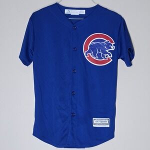 Chicago Cubs Javier Baez #9 Kids Jersey MLB Majestic Size M 10/12